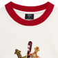Áo Thun Ringer Relaxed Fit Gem Cross Ice Cream