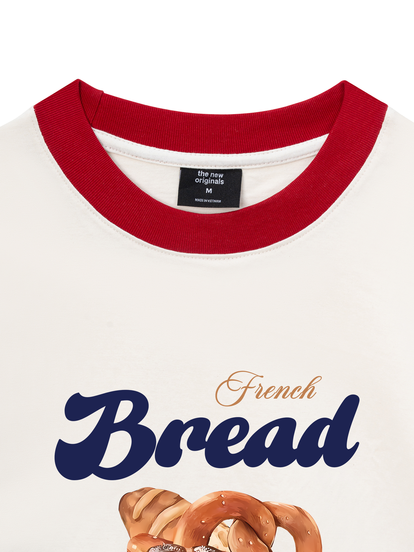 Áo Thun Ringer Relaxed Fit Sweet Pastry Tasty Bread