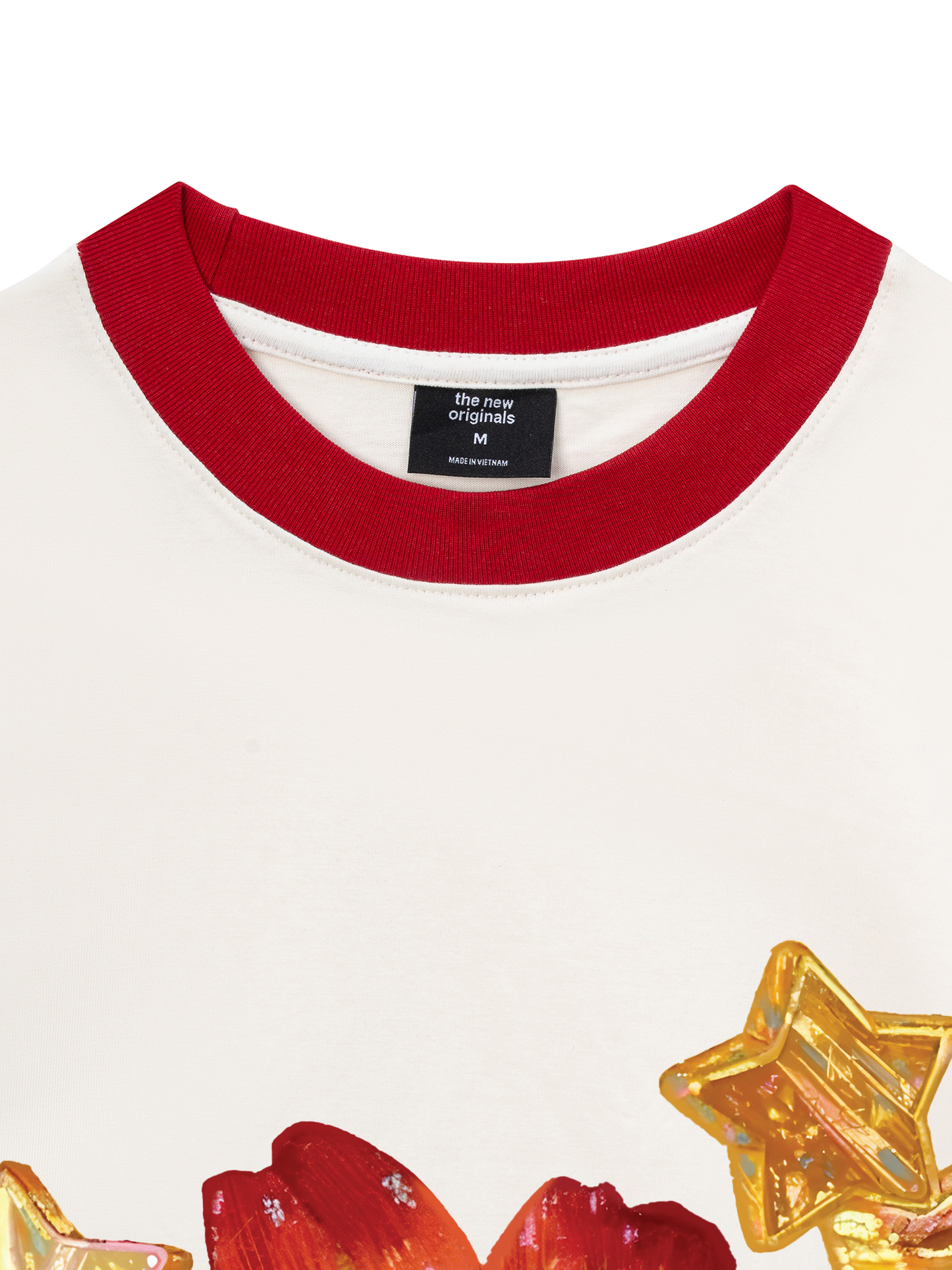Áo Thun Ringer Relaxed Fit Blooming in the Stars