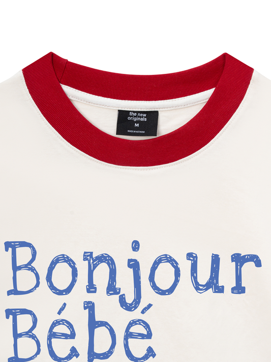 Áo Thun Ringer Relaxed Fit Bonjour Bebe