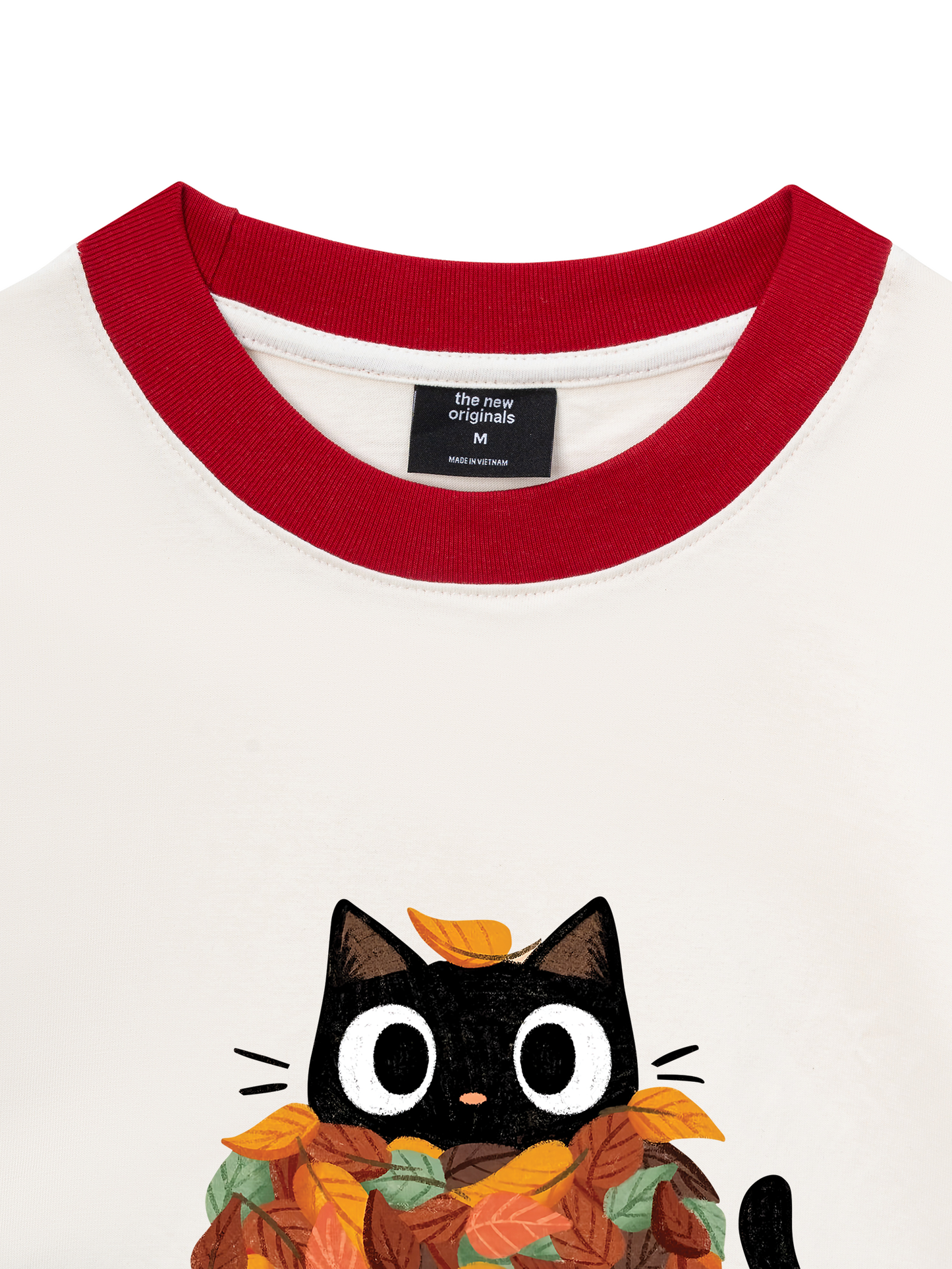 Áo Thun Ringer Relaxed Fit Purr-fect Autumn