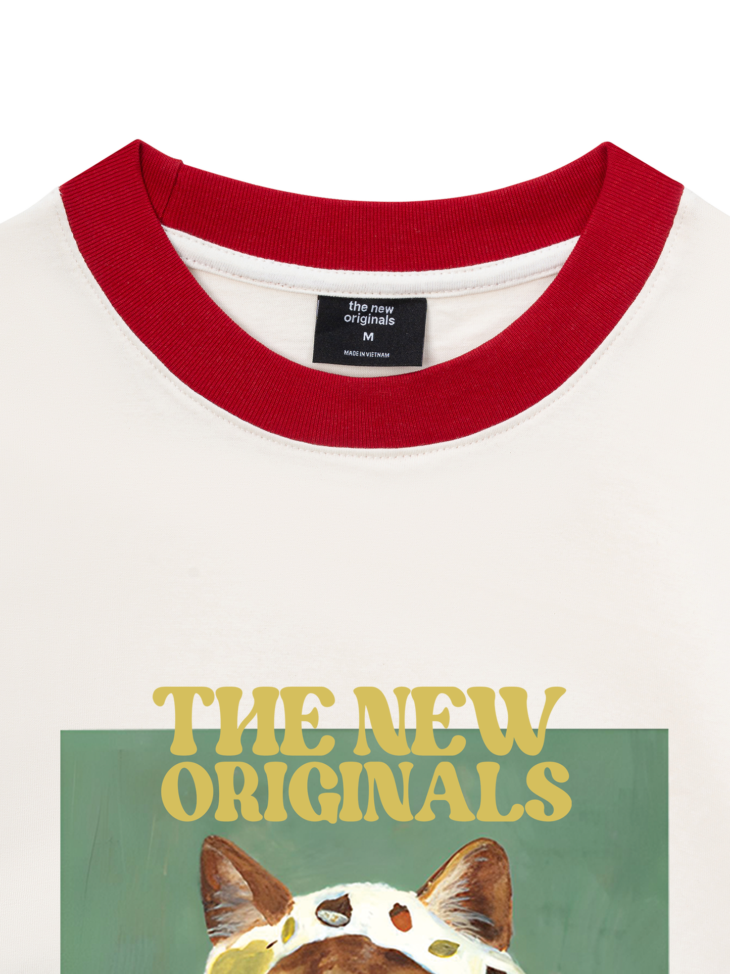 Áo Thun Ringer Relaxed Fit Lady cat