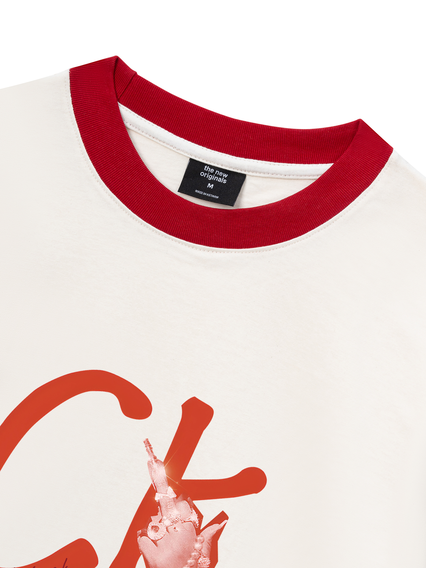 Áo Thun Ringer Relaxed Fit FUCK-Double Lovers