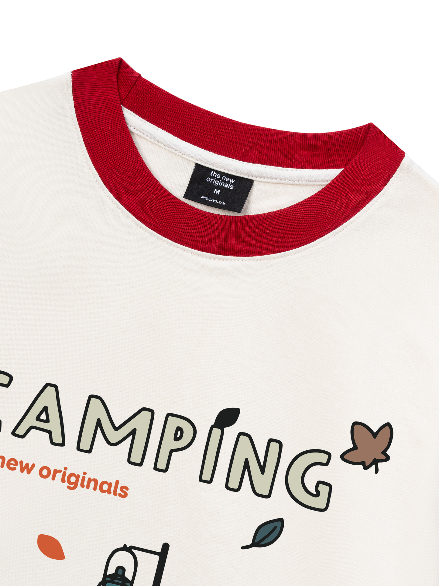 Áo Thun Ringer Relaxed Fit Go Camping