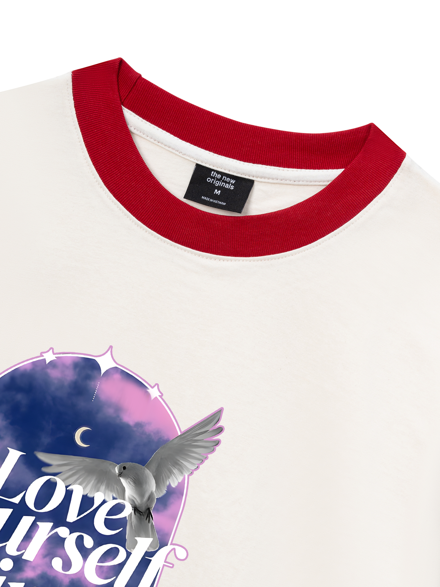 Áo Thun Ringer Relaxed Fit Love Yourself First