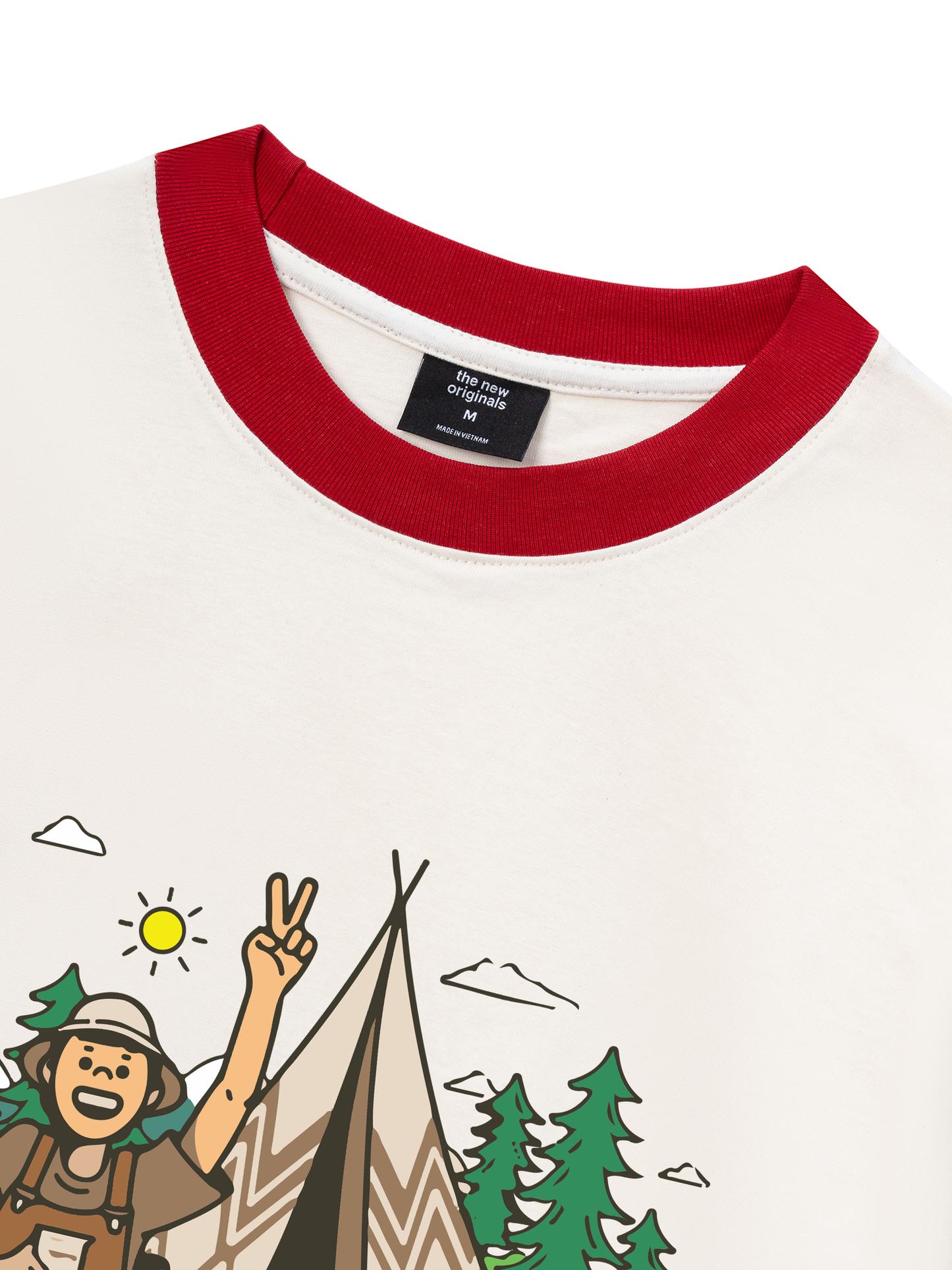 Áo Thun Ringer Relaxed Fit Camplife Original