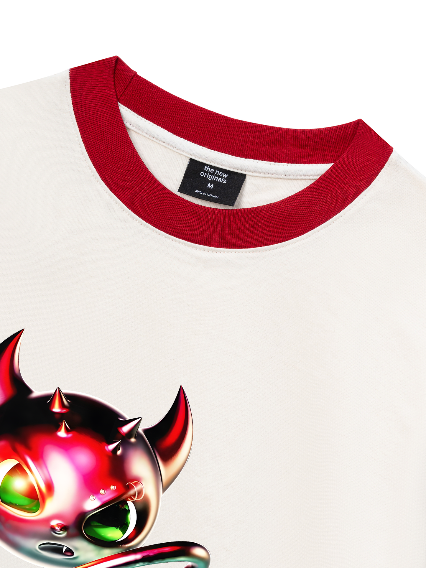 Áo Thun Ringer Relaxed Fit Chrome Devil