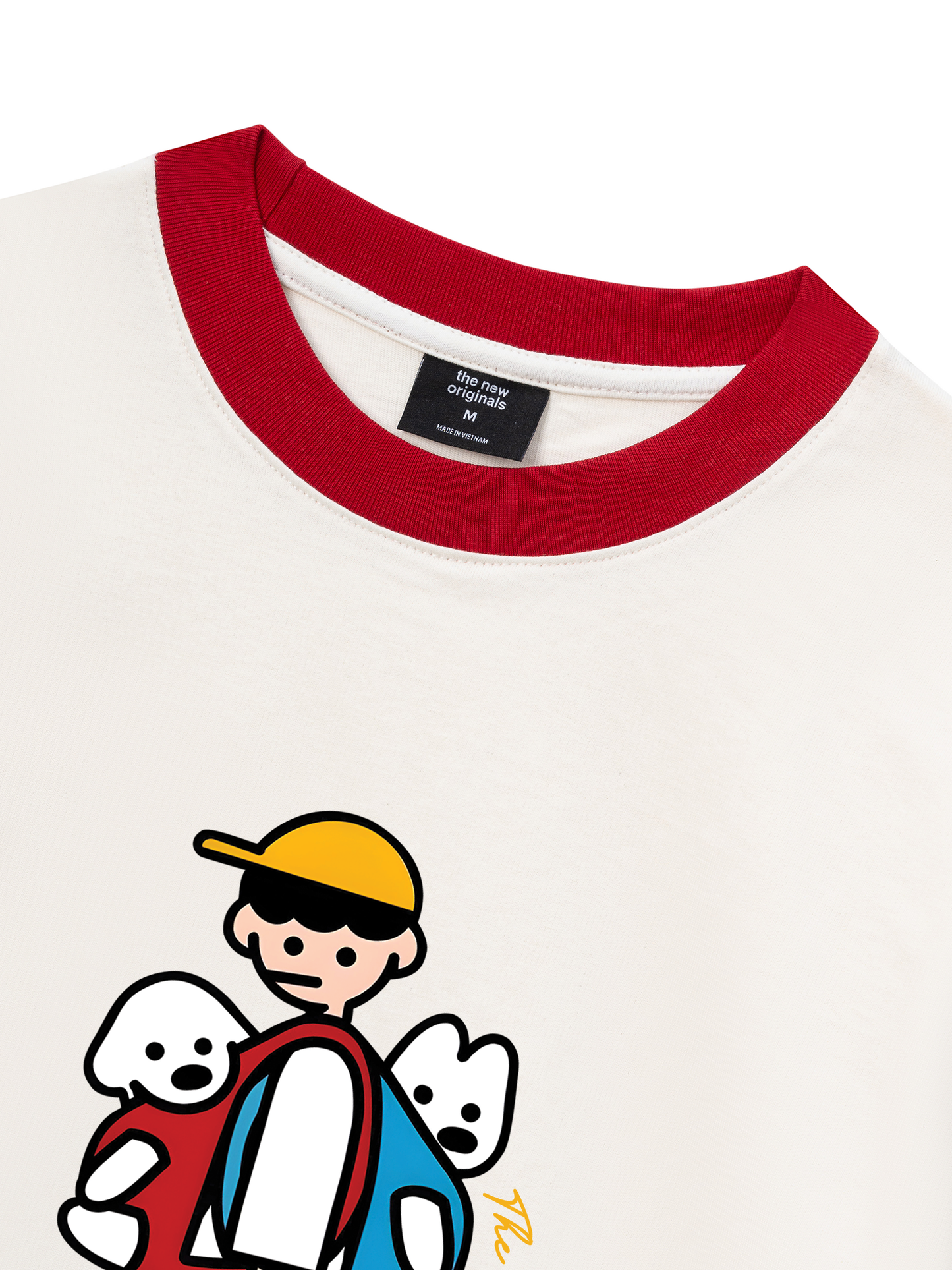 Áo Thun Ringer Relaxed Fit Let_s go