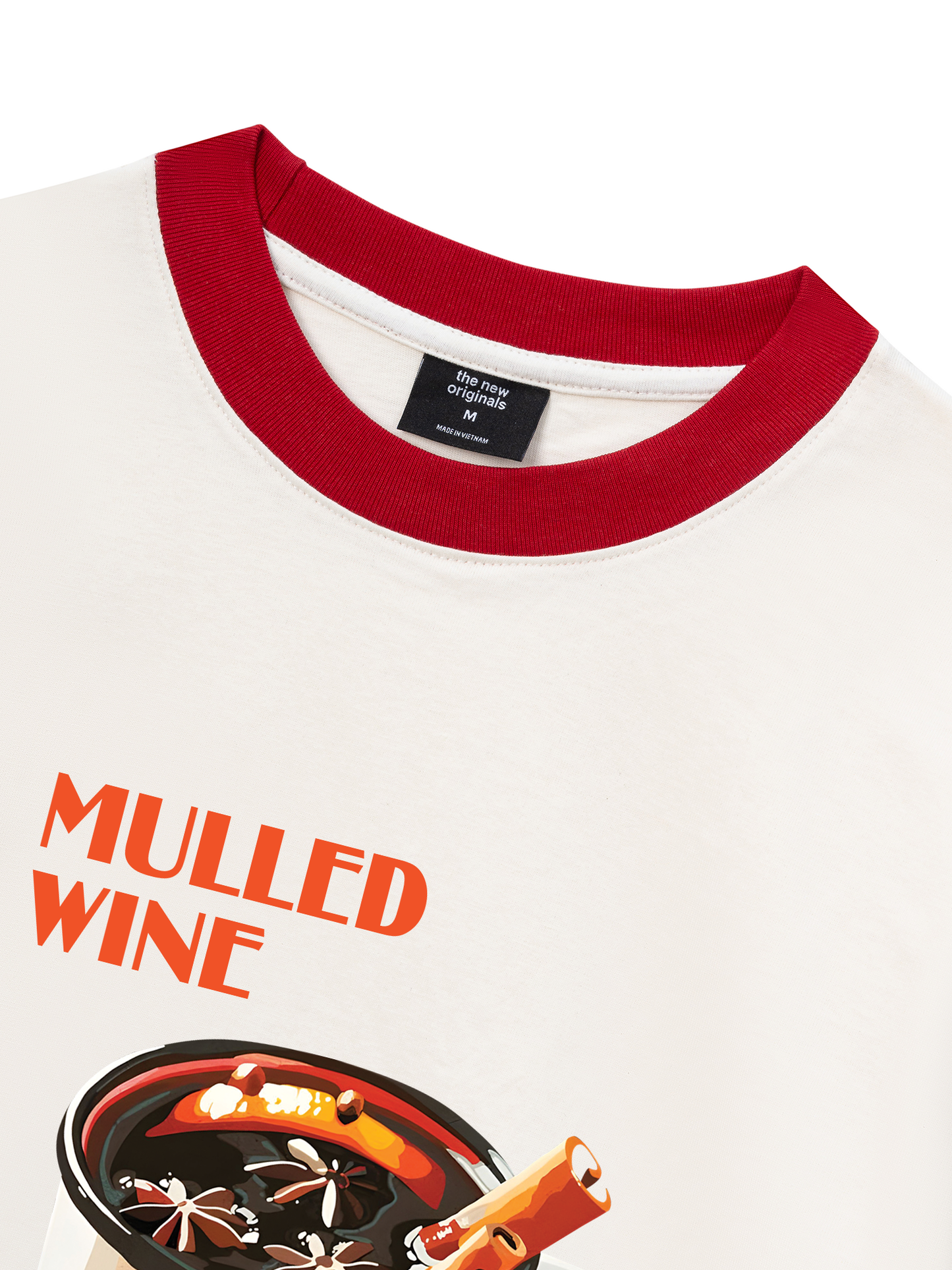 Áo Thun Ringer Relaxed Fit MULLED WINE
