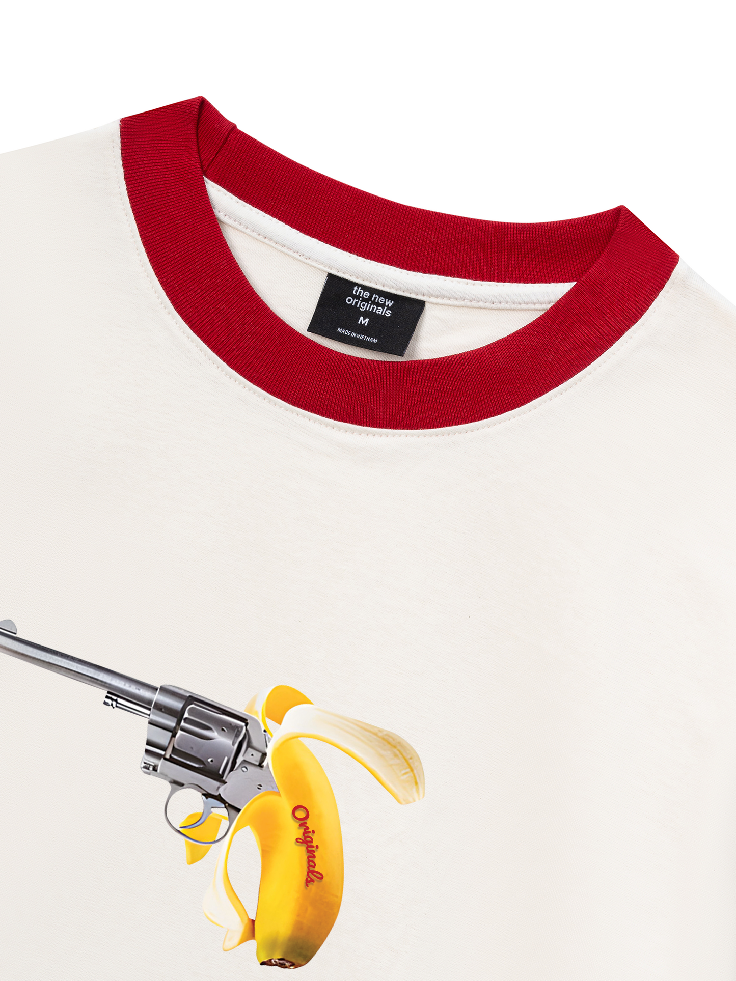 Áo Thun Ringer Relaxed Fit Fun Banana Gun