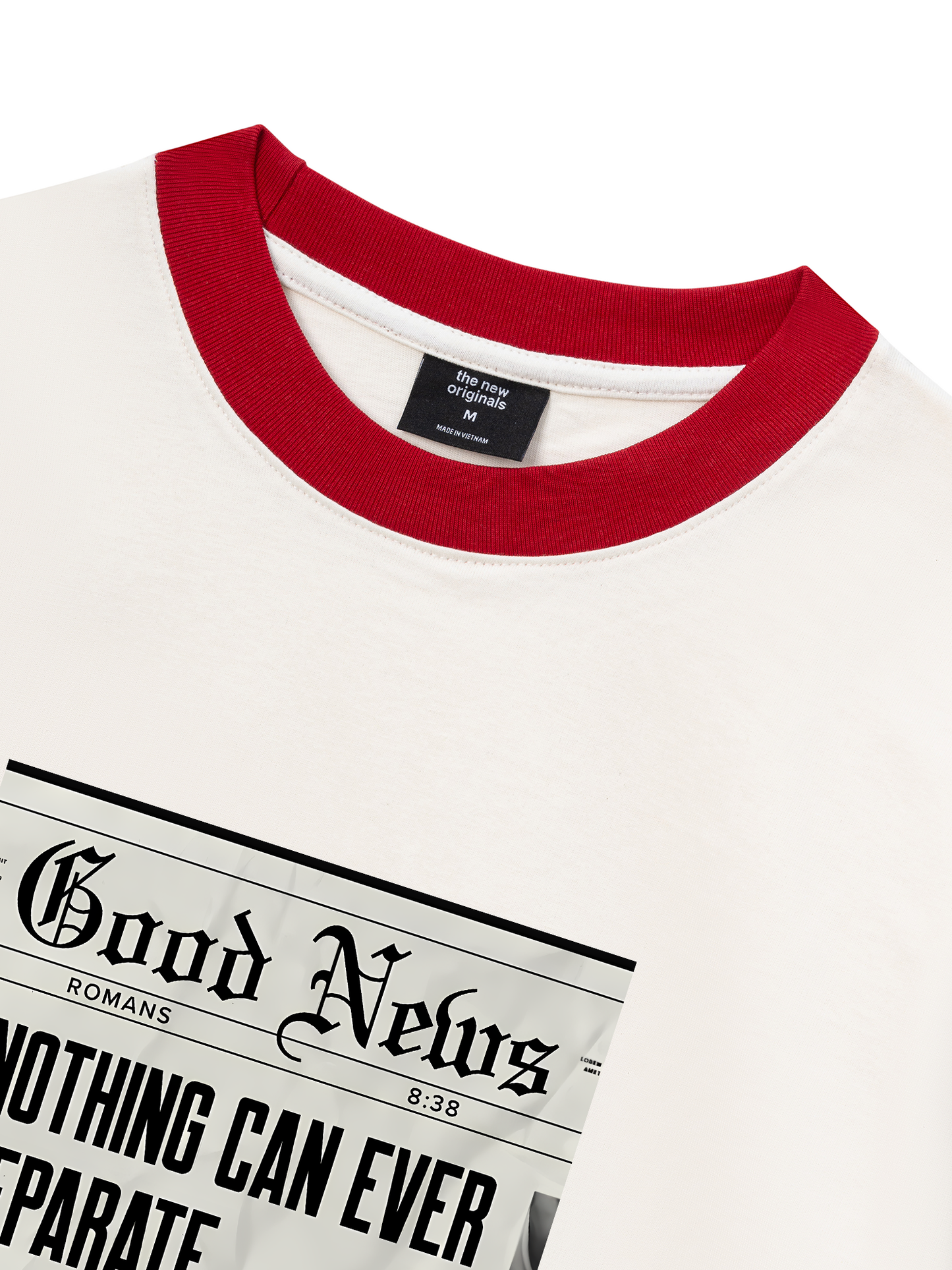 Áo Thun Ringer Relaxed Fit Be Bold Good News