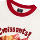 Áo Thun Ringer Relaxed Fit Sweet Pastry Red Bơ Croissant