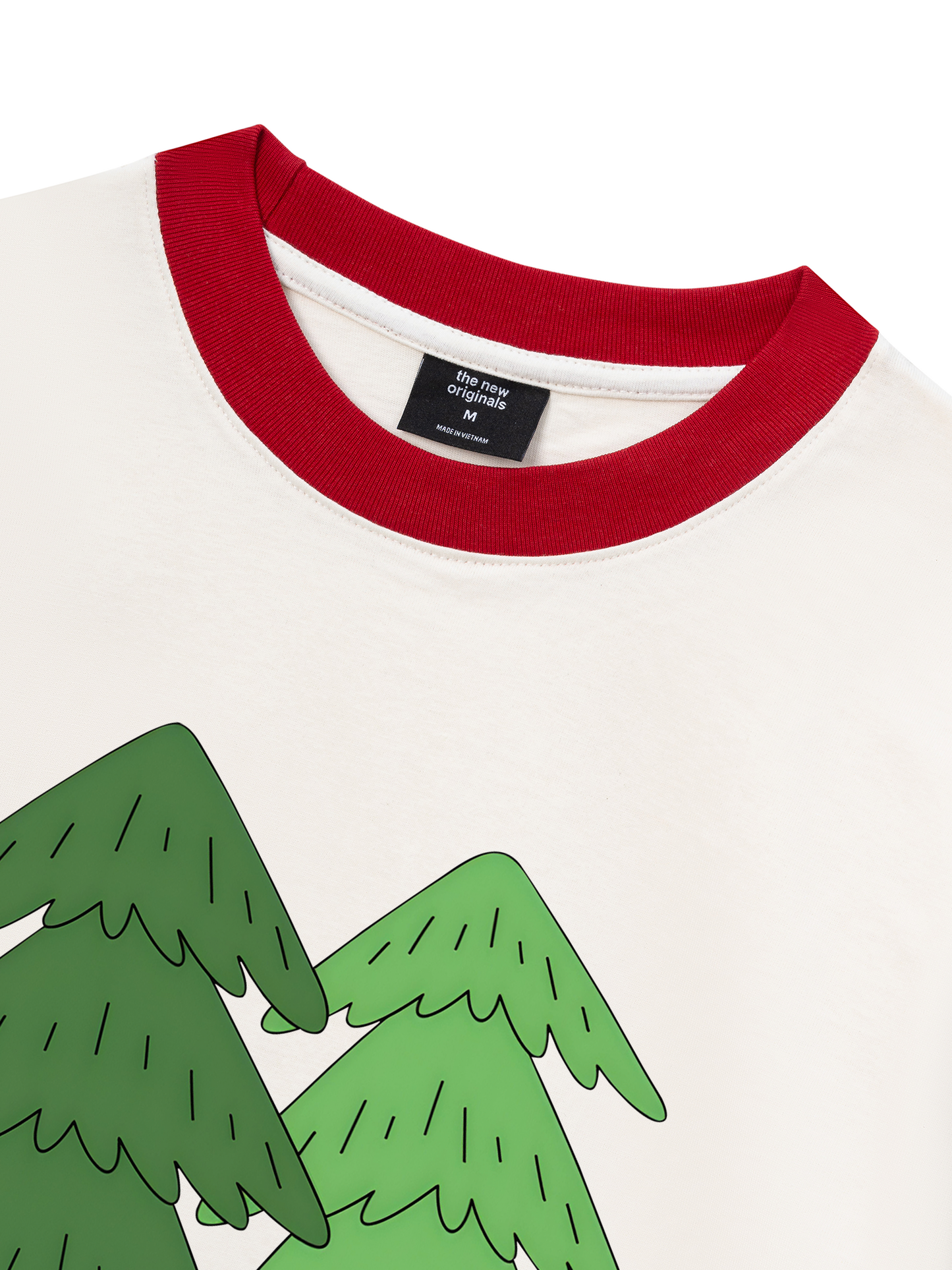 Áo Thun Ringer Relaxed Fit Let_s go camping