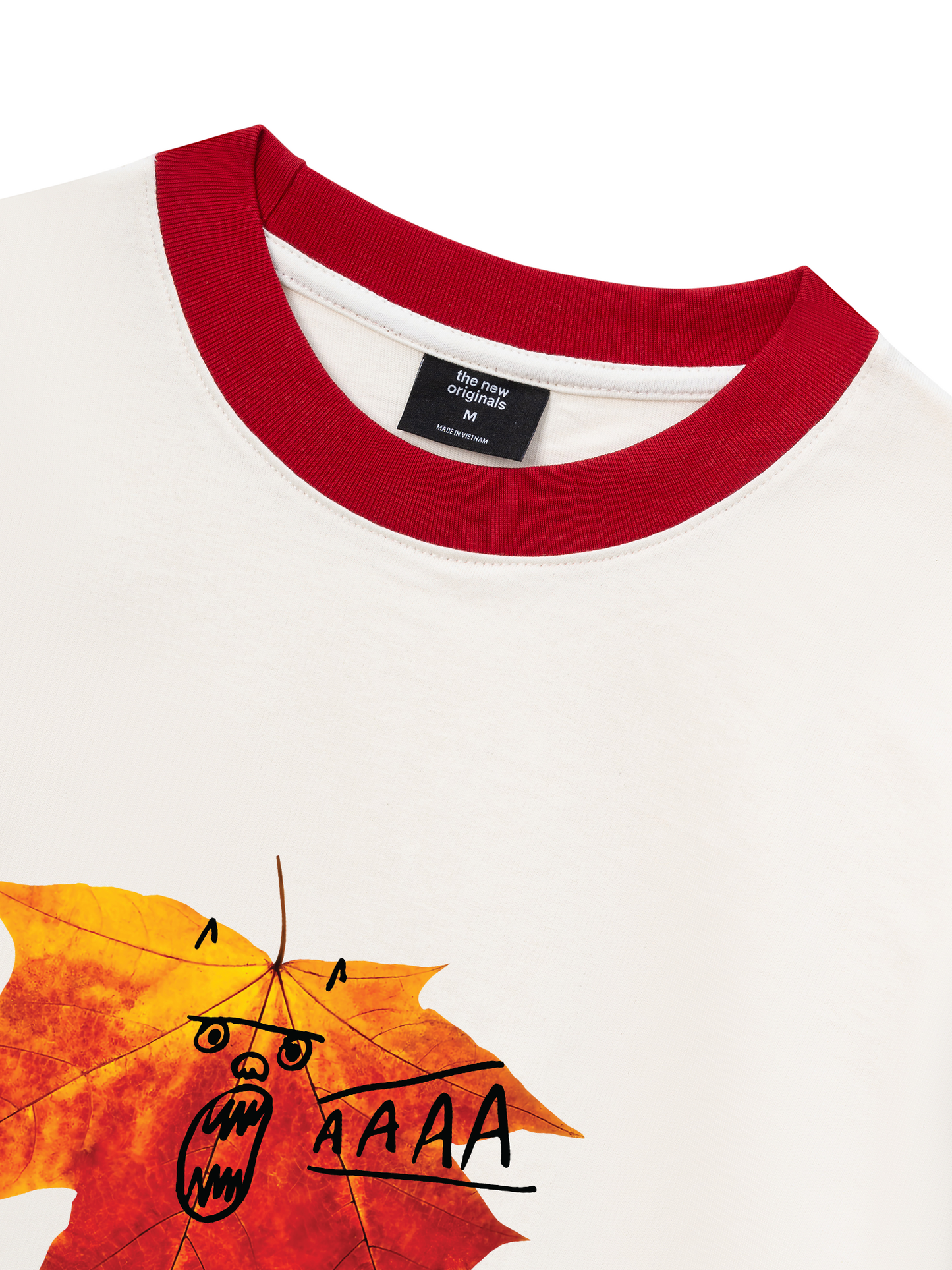 Áo Thun Ringer Relaxed Fit Maple Leaf