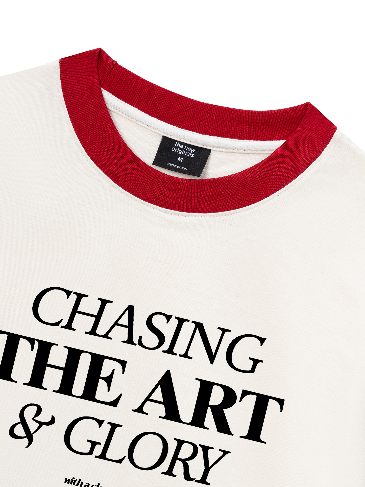 Áo Thun Ringer Relaxed Fit Life Vibe Chasing The Art