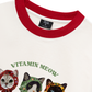 Áo Thun Ringer Relaxed Fit Vitamin Meow