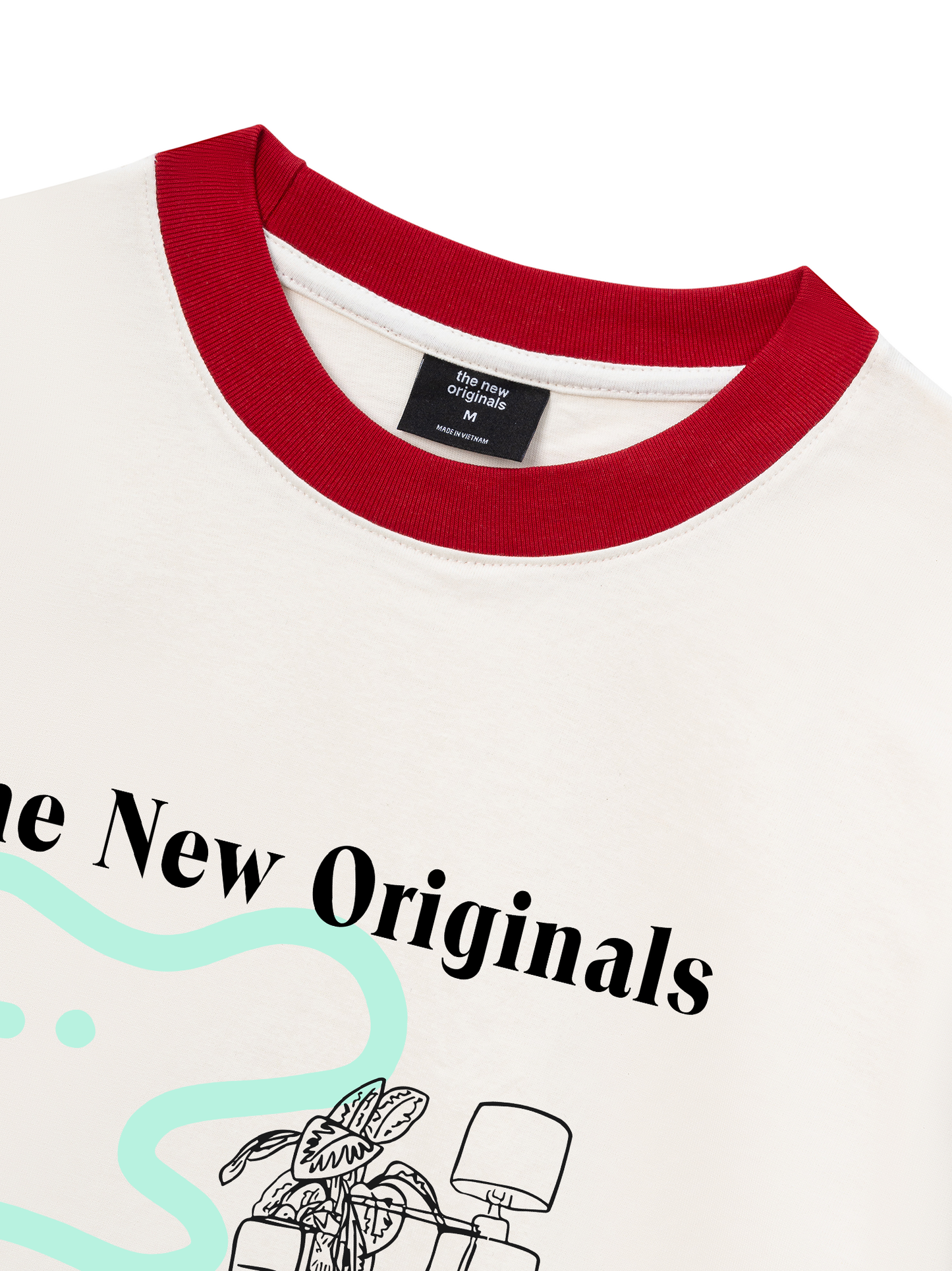 Áo Thun Ringer Relaxed Fit TROPICAL Simple Moments