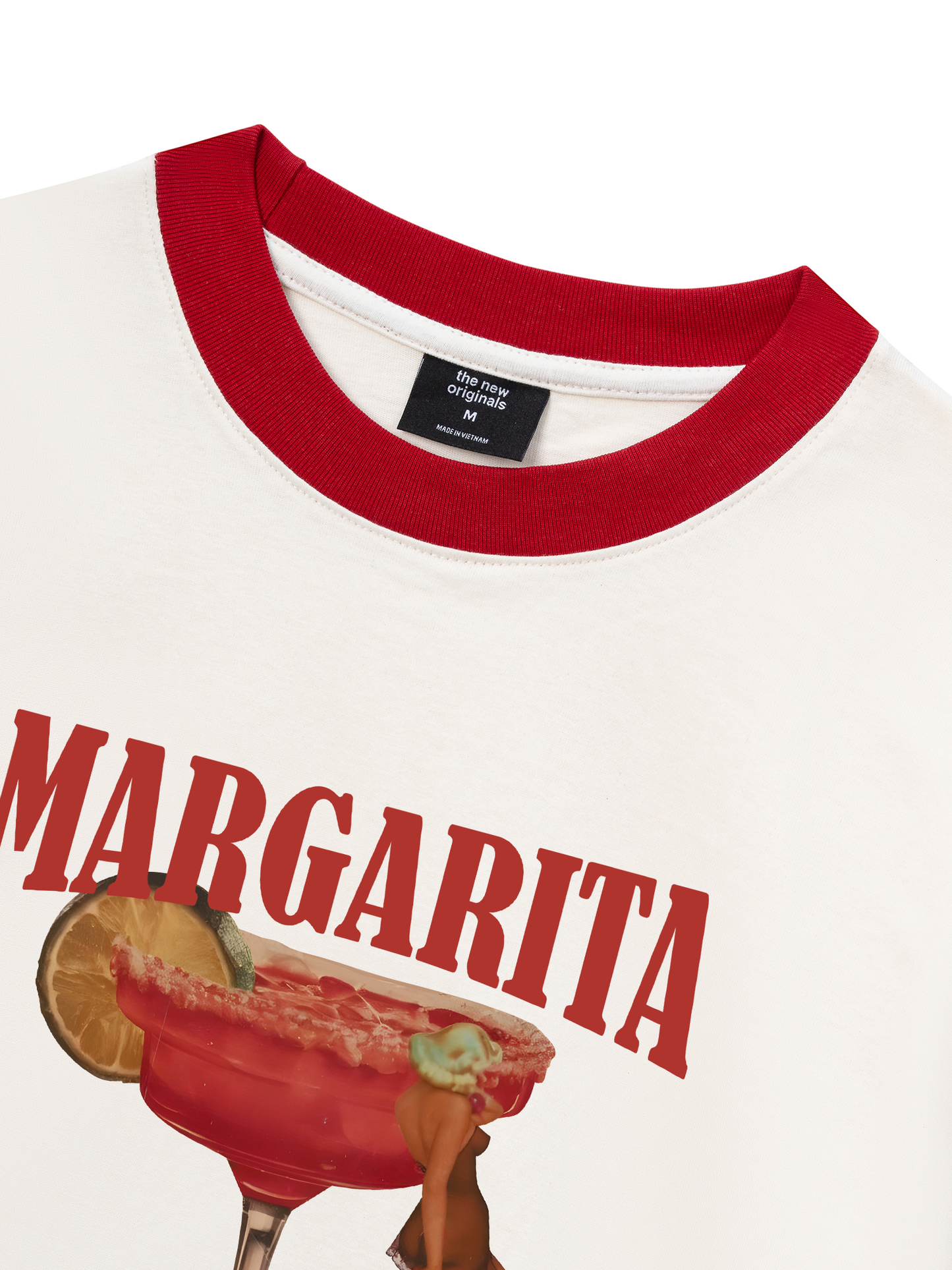 Áo Thun Ringer Relaxed Fit Fresh Margarita Retro