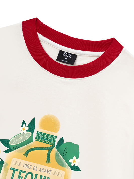 Áo Thun Ringer Relaxed Fit tequila