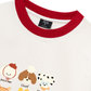 Áo Thun Ringer Relaxed Fit Animal Cute Puppy Things