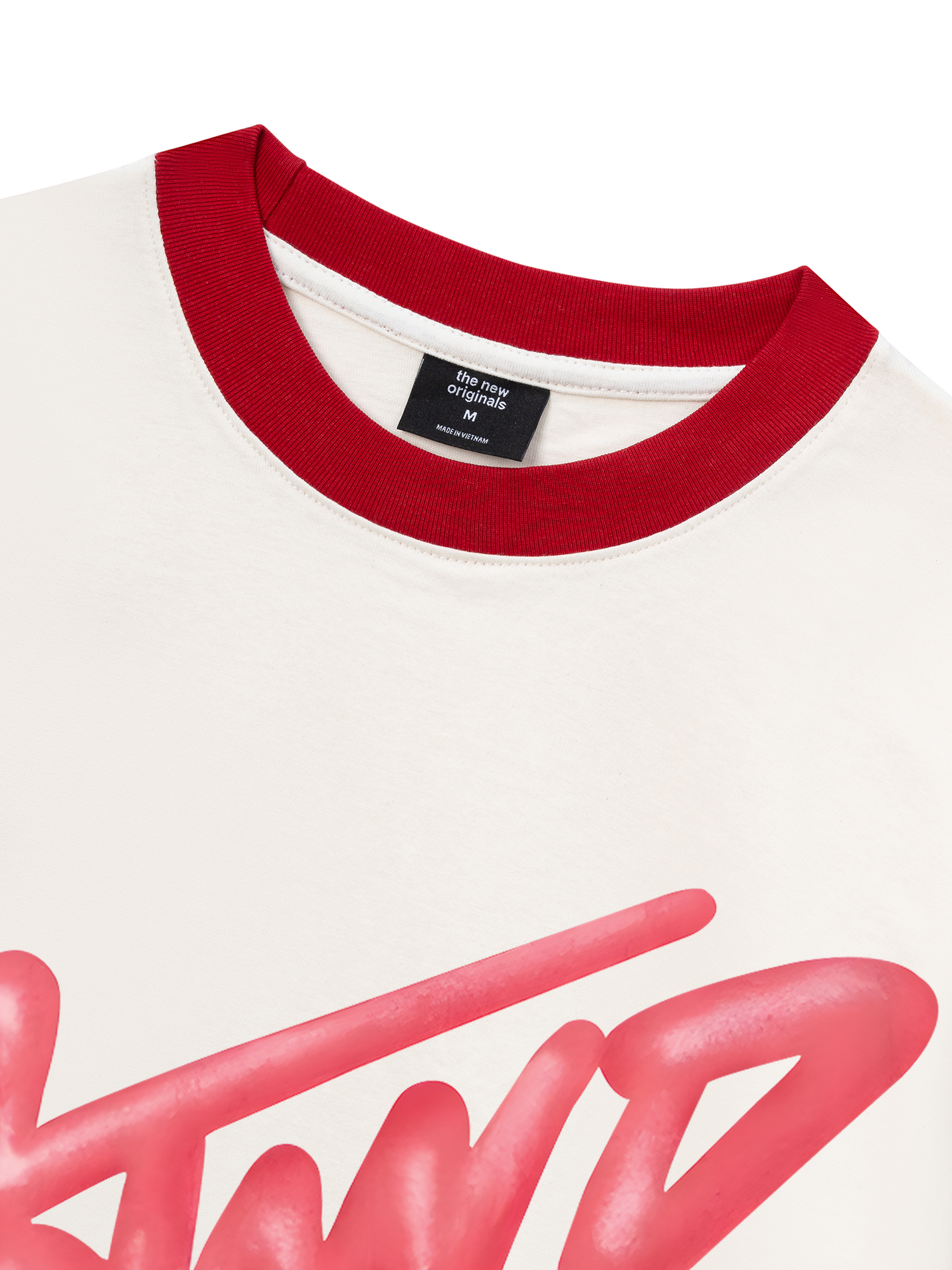 Áo Thun Ringer Relaxed Fit Summer Vibes Berry Stwd