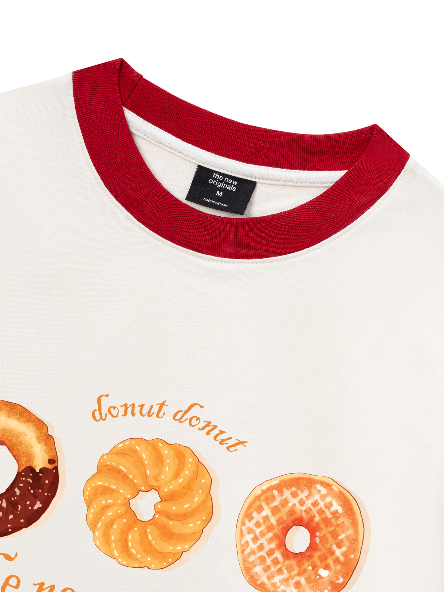 Áo Thun Ringer Relaxed Fit Donut