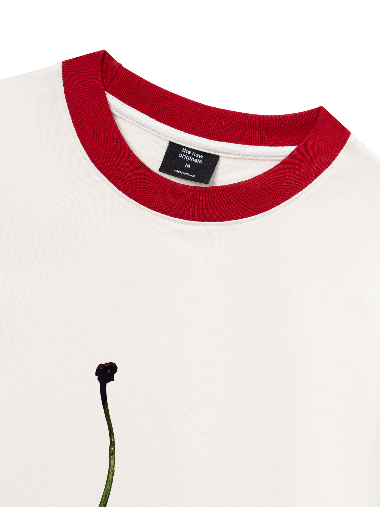 Áo Thun Ringer Relaxed Fit Cherry Summer Vibe
