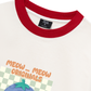 Áo Thun Ringer Relaxed Fit Animal Meow