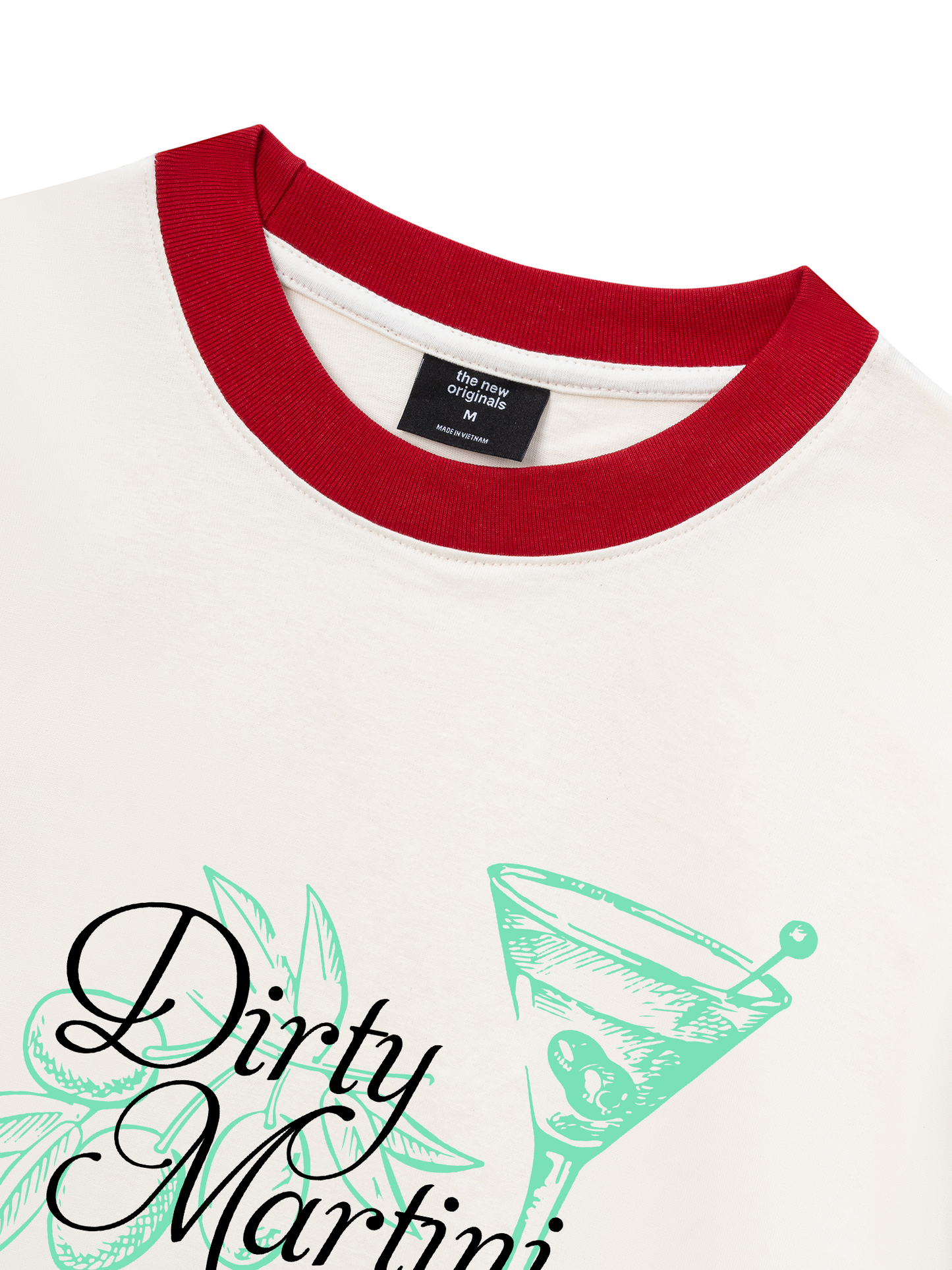 Áo Thun Ringer Relaxed Fit Fresh Dirty Martini