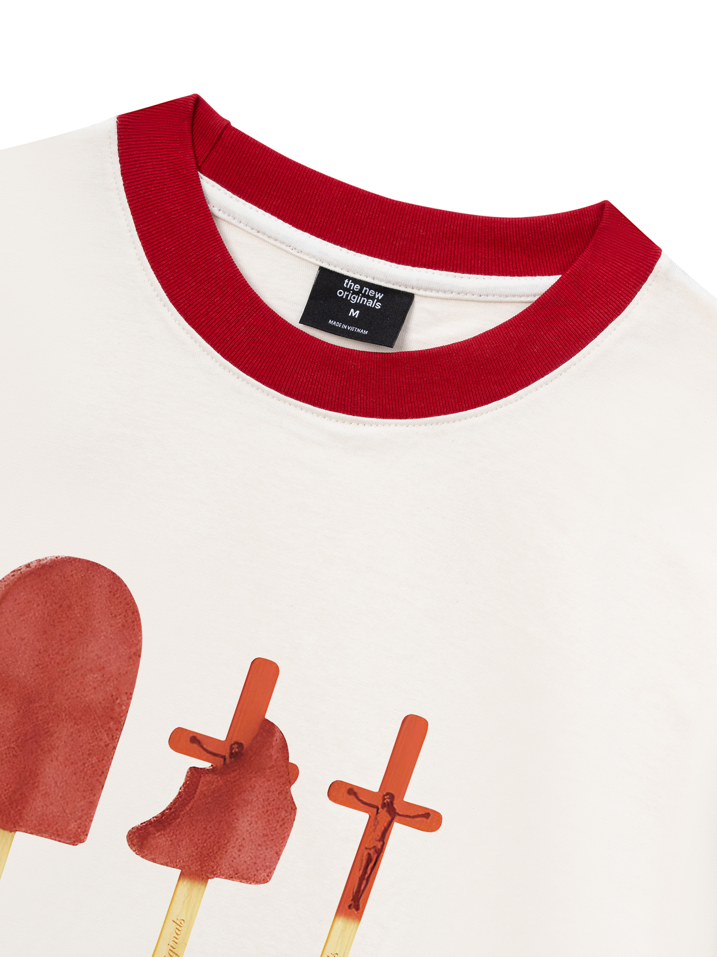 Áo Thun Ringer Relaxed Fit - JESUS SAVES