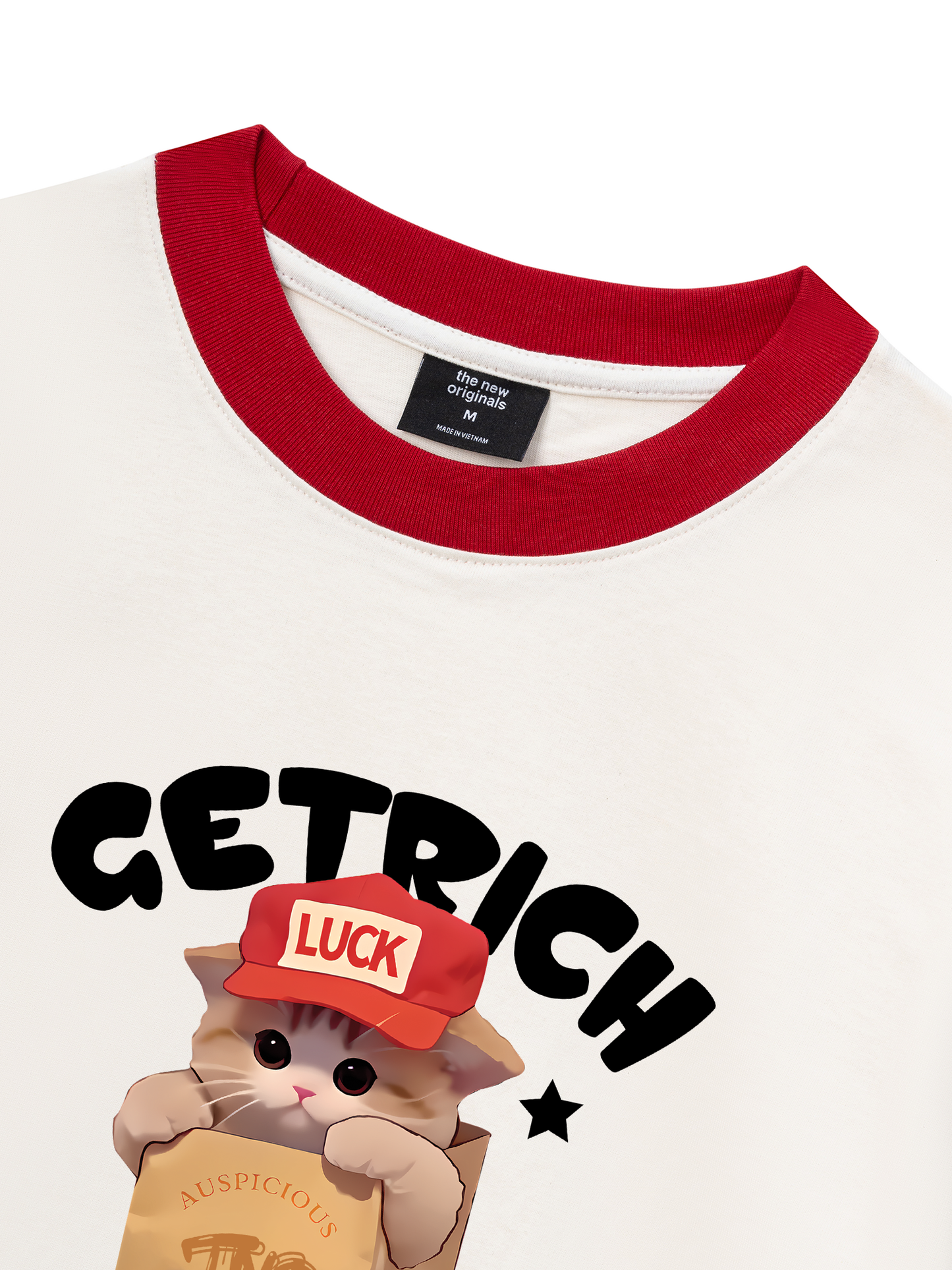 Áo Thun Ringer Relaxed Fit Animal Couple For Girl