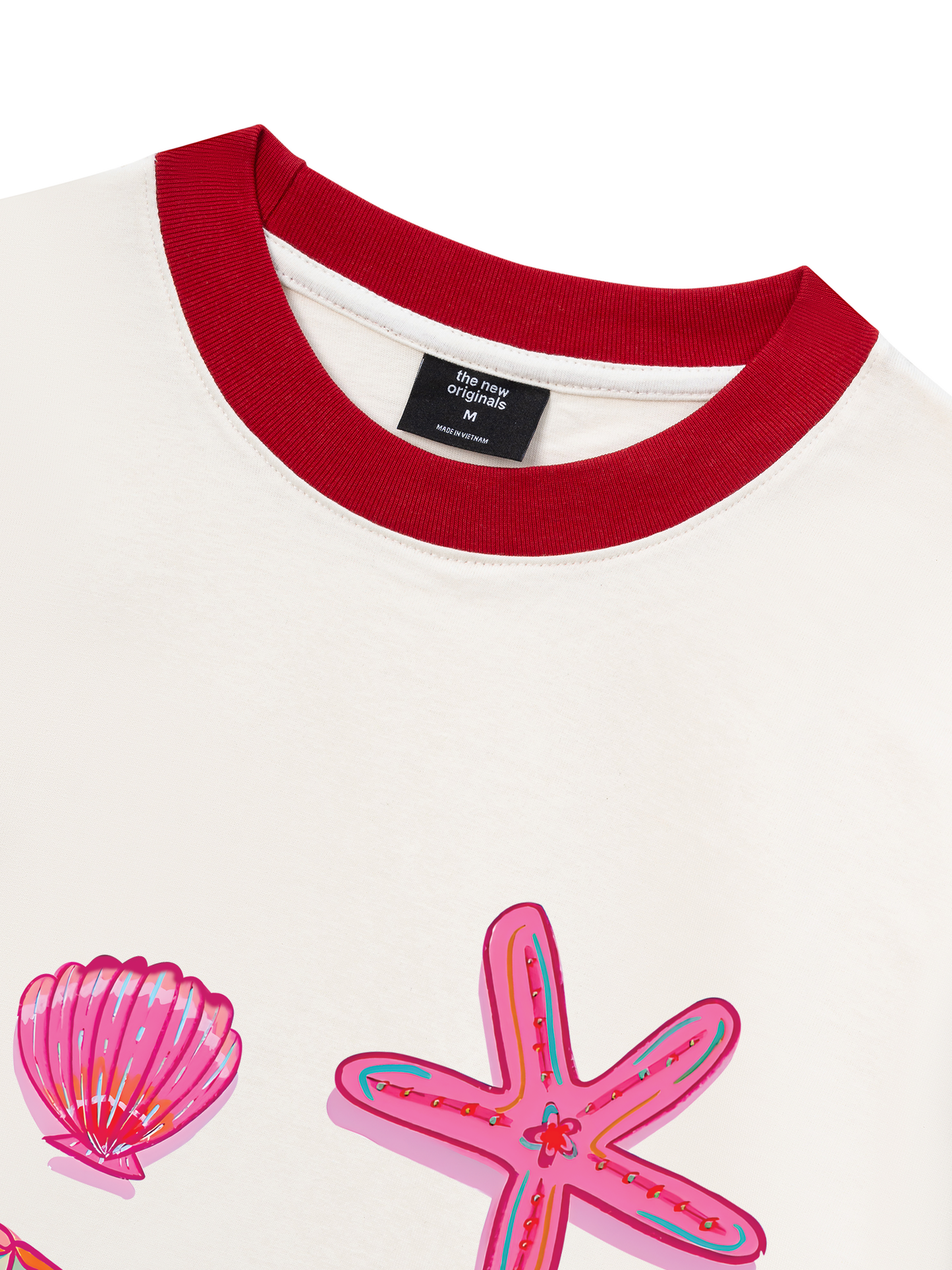 Áo Thun Ringer Relaxed Fit Suummer Vibes Sea Life