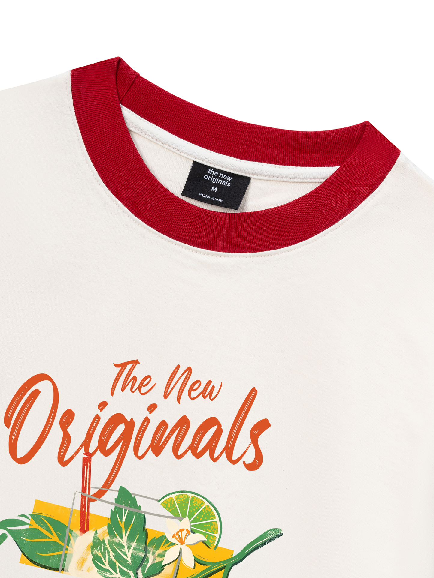 Áo Thun Ringer Relaxed Fit MOJITO