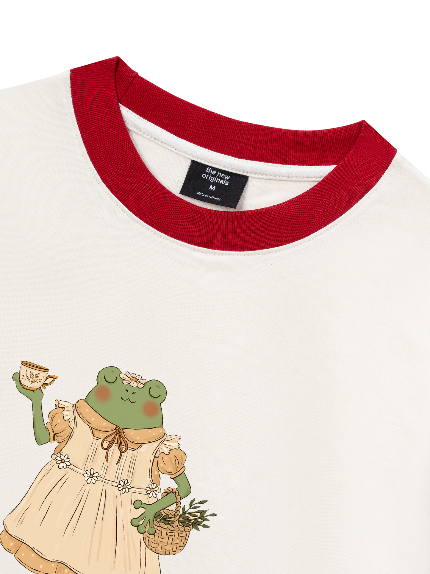 Áo Thun Ringer Relaxed Fit Autumn Frog