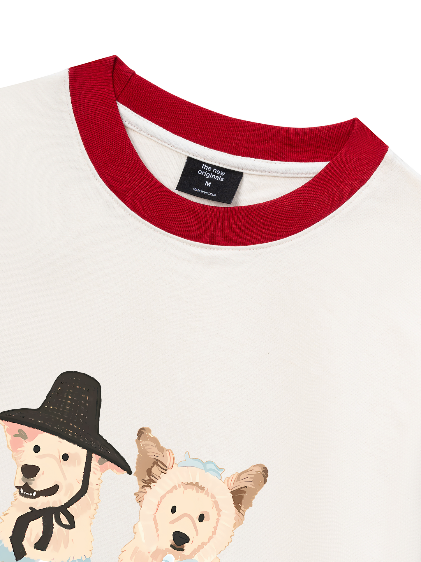 Áo Thun Ringer Relaxed Fit Animal Mood Perfect Pair
