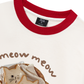 Áo Thun Ringer Relaxed Fit Sweet Pastry Meow Meow Bead
