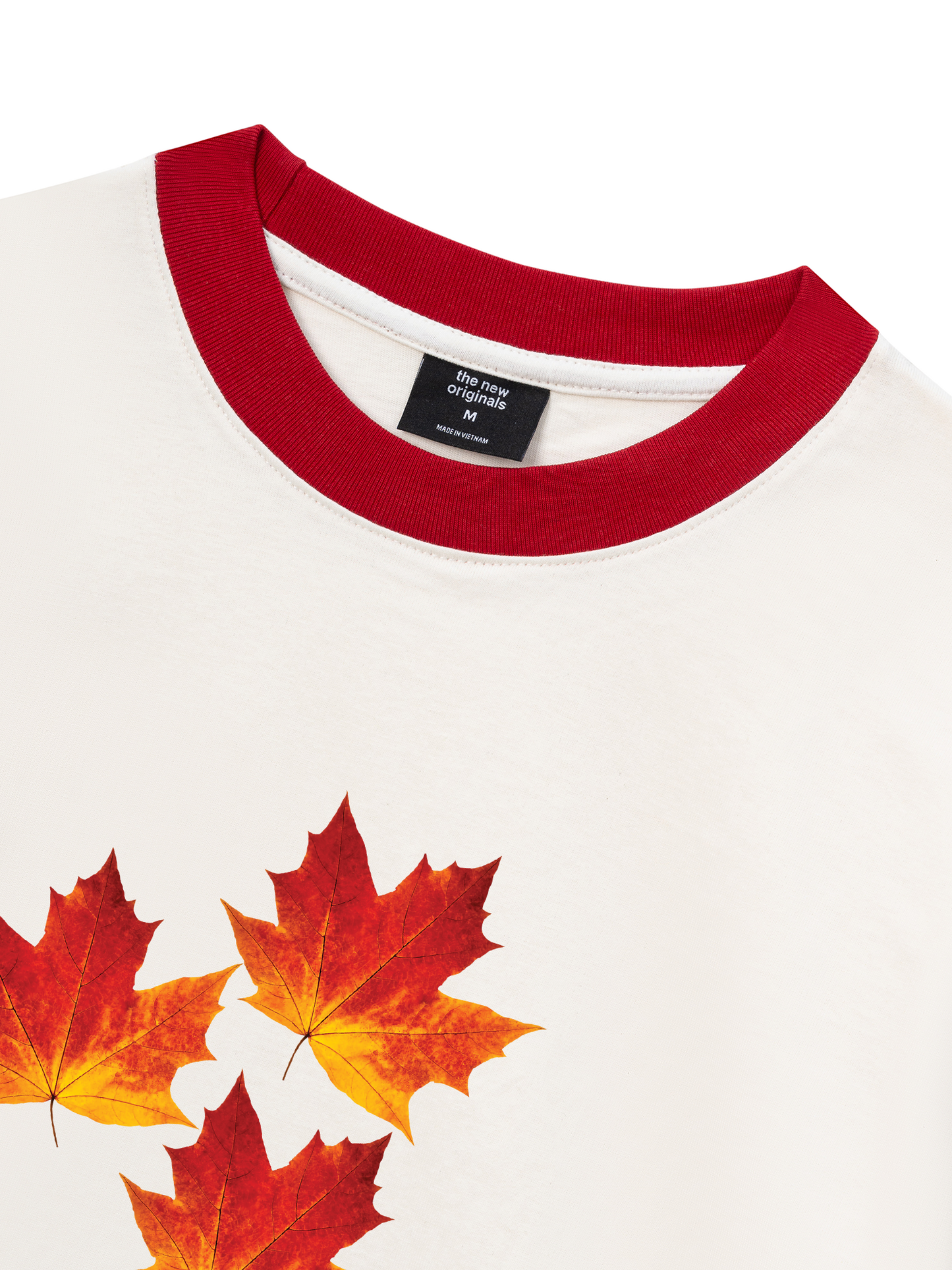 Áo Thun Ringer Relaxed Fit Autumn Play In The Leaves