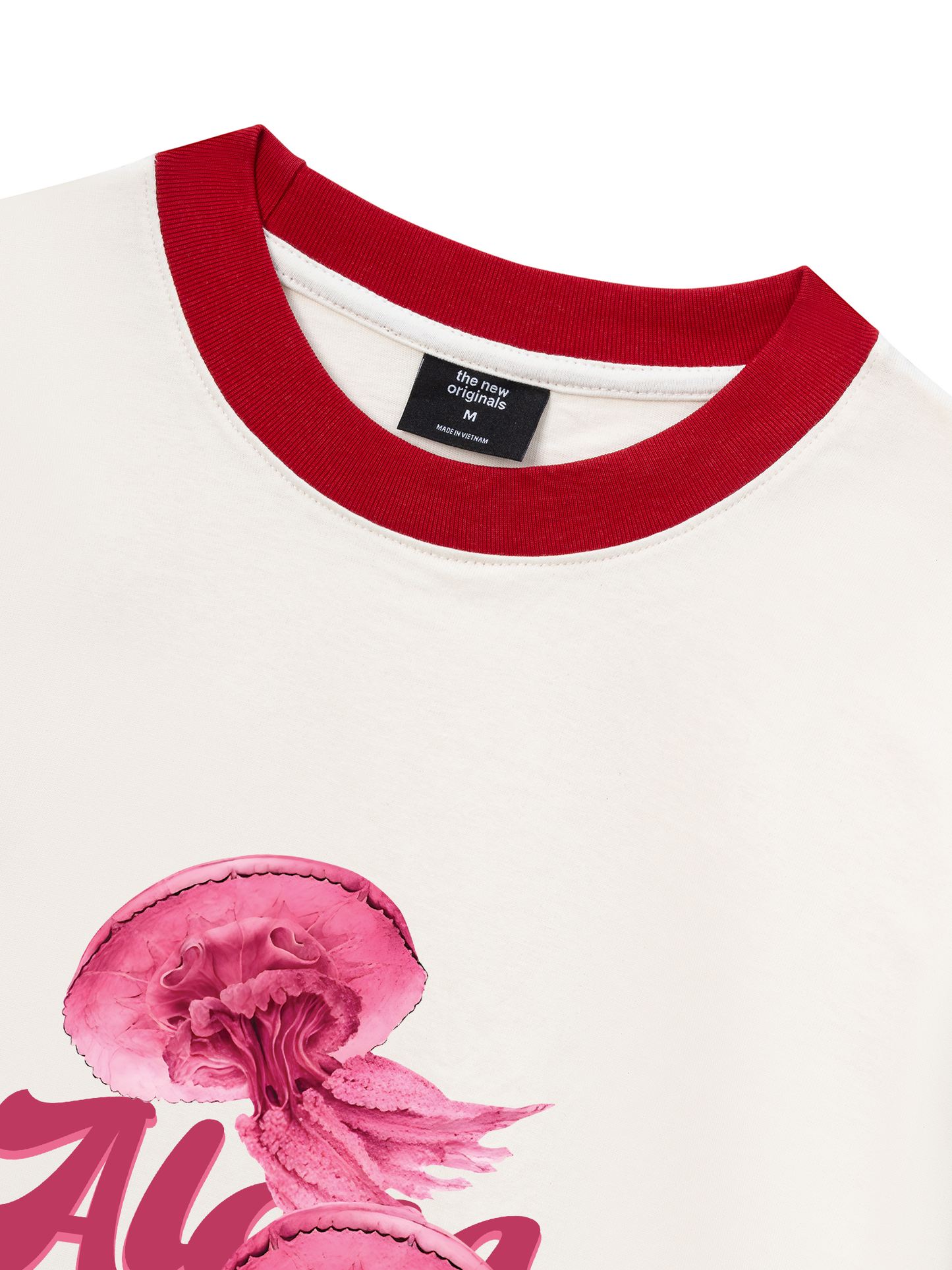 Áo Thun Ringer Relaxed Fit Summer Vibes Aloha