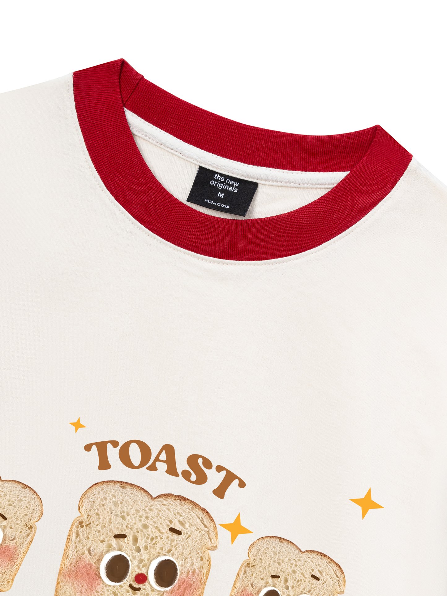 Áo Thun Ringer Relaxed Fit Toast