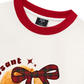 Áo Thun Ringer Relaxed Fit Sweet Pastry Red Plaid Bow