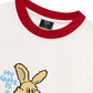 Áo Thun Ringer Relaxed Fit My Name Is Fuzzy Rabbit