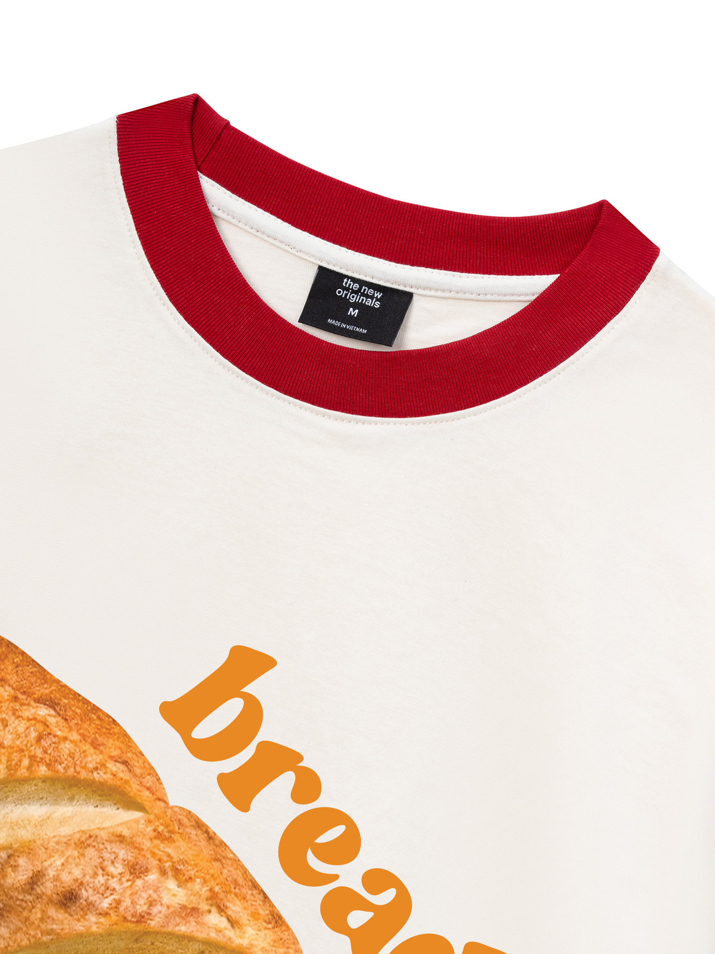 Áo Thun Ringer Relaxed Fit Bread