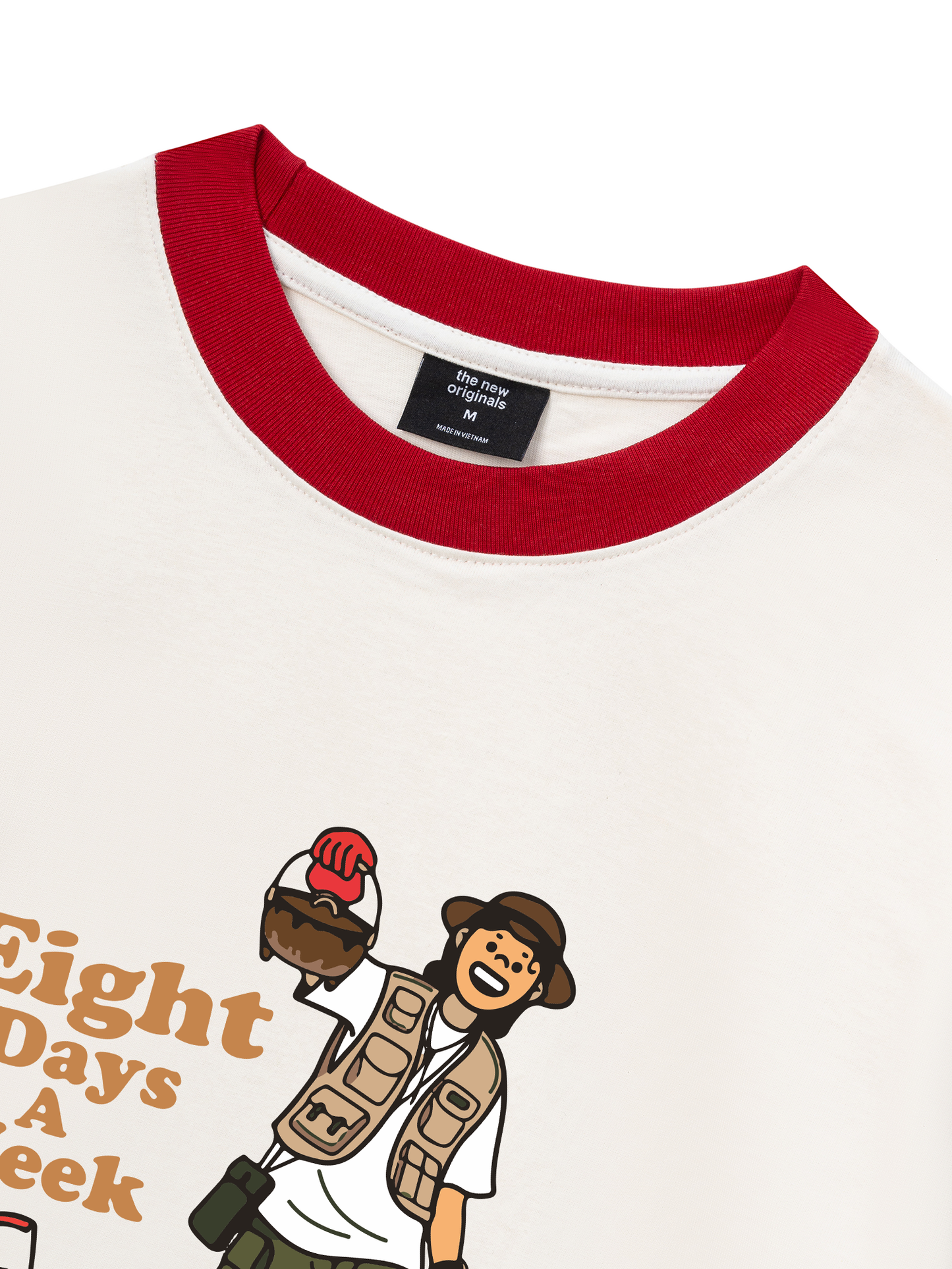 Áo Thun Ringer Relaxed Fit Go Out Eight Days A Week
