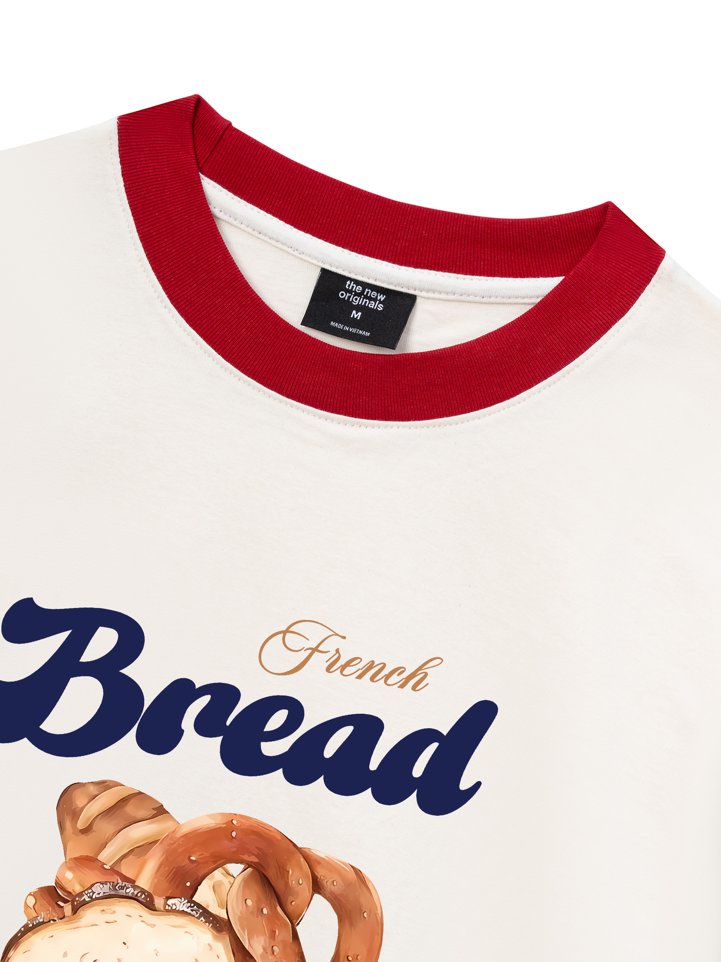 Áo Thun Ringer Relaxed Fit Sweet Pastry Tasty Bread