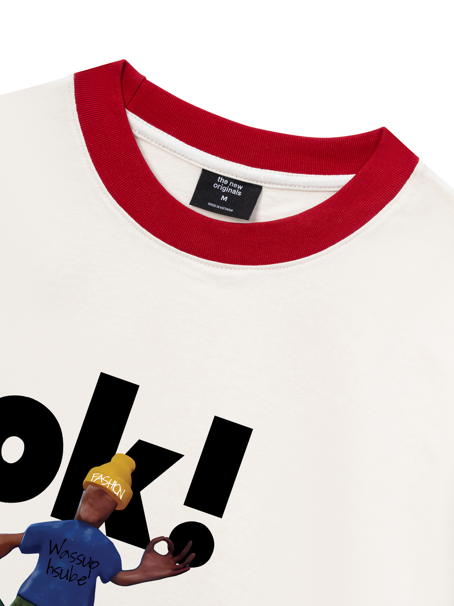 Áo Thun Ringer Relaxed Fit Weekend OK Skate