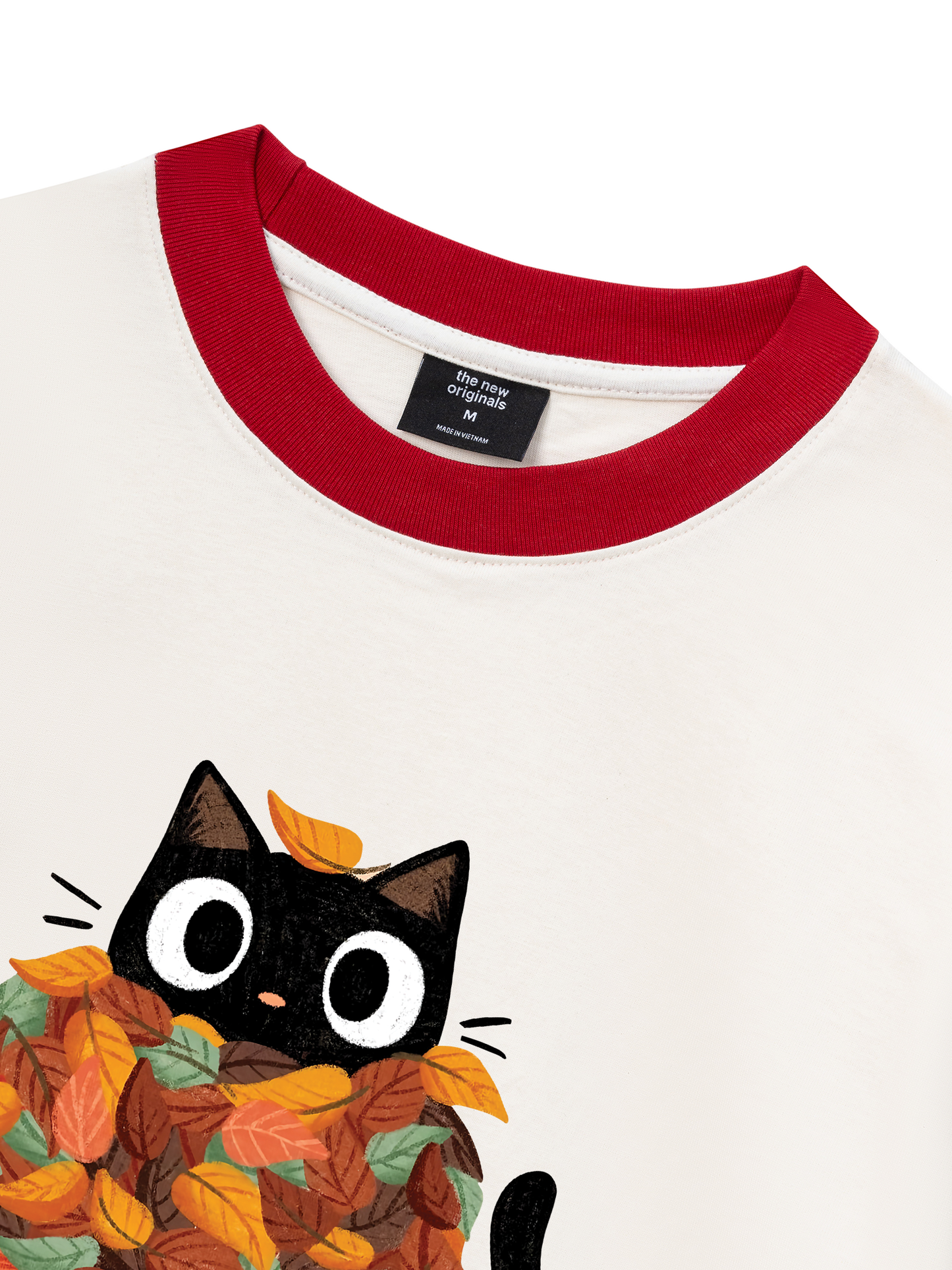 Áo Thun Ringer Relaxed Fit Purr-fect Autumn