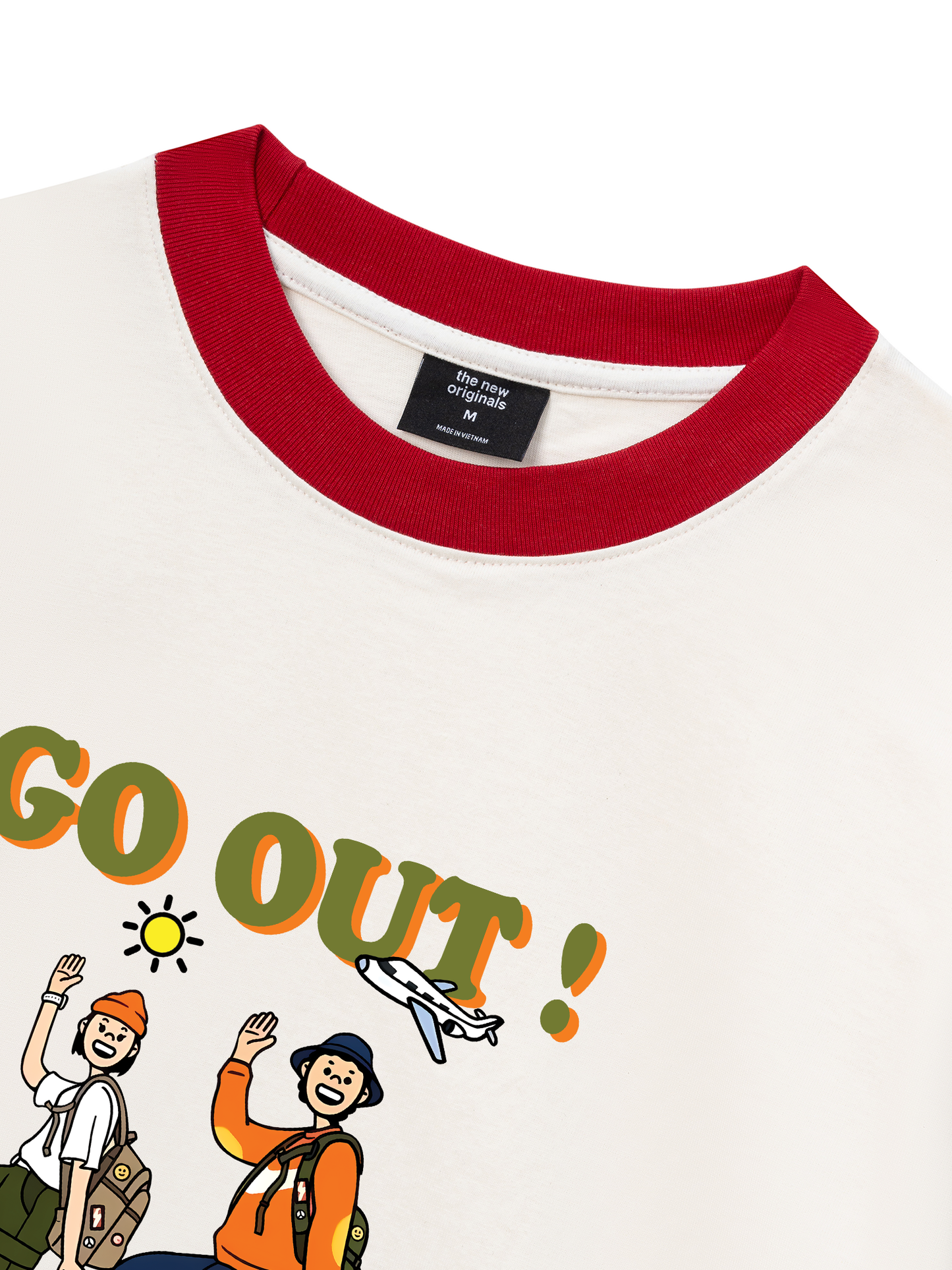 Áo Thun Ringer Relaxed Fit Weekend Go Out