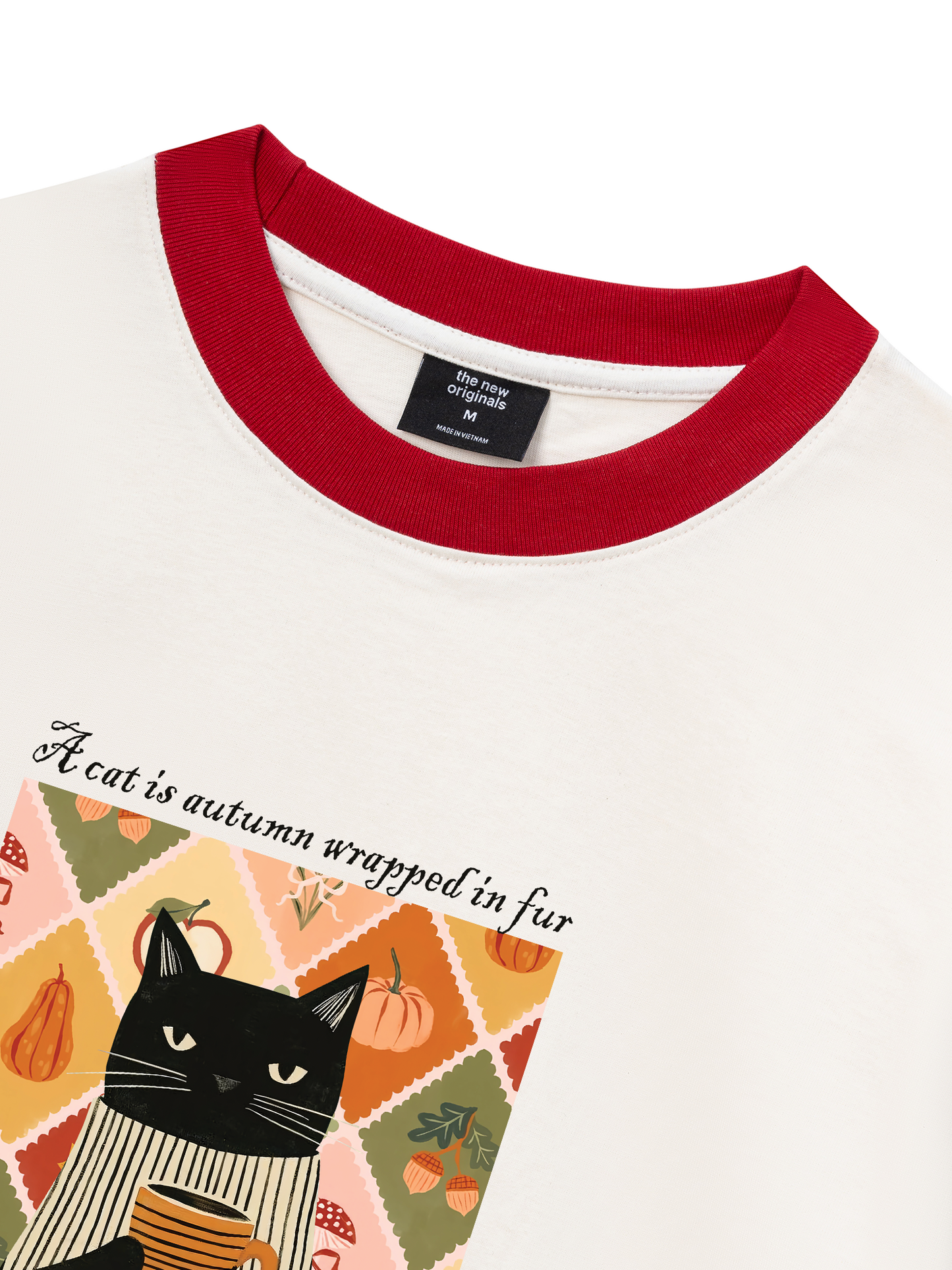 Áo Thun Ringer Relaxed Fit  A Cat