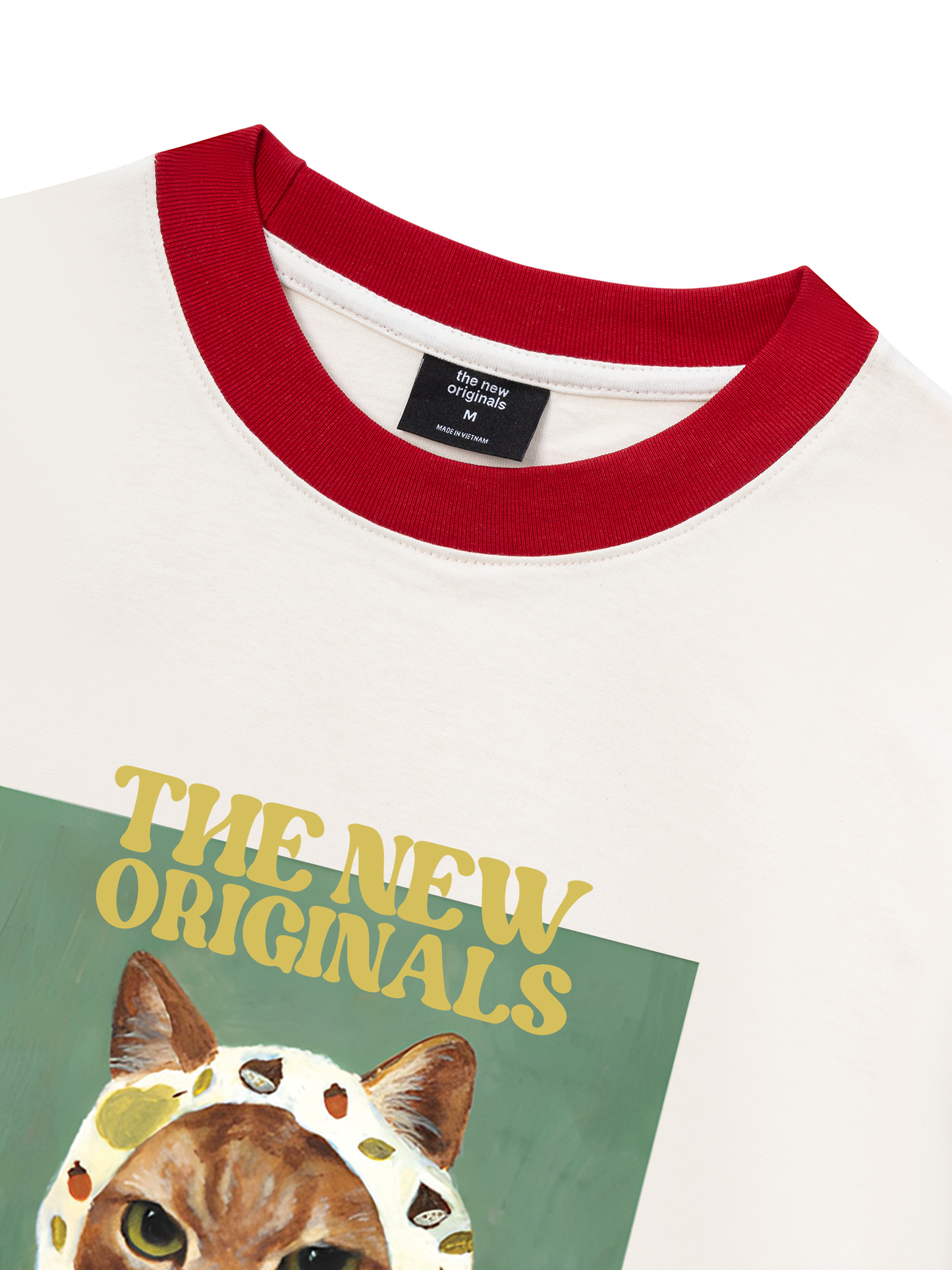 Áo Thun Ringer Relaxed Fit Lady cat