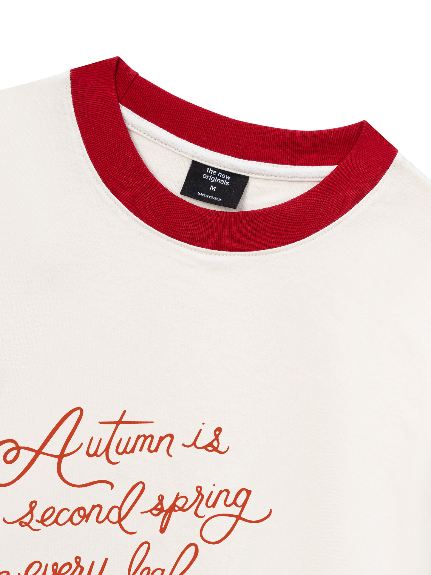 Áo Thun Ringer Relaxed Fit Autumn is a Second Spring
